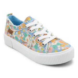 Blowfish Malibu The Clay Blue Dazy Craze Canvas Sneaker Shoes Size 6